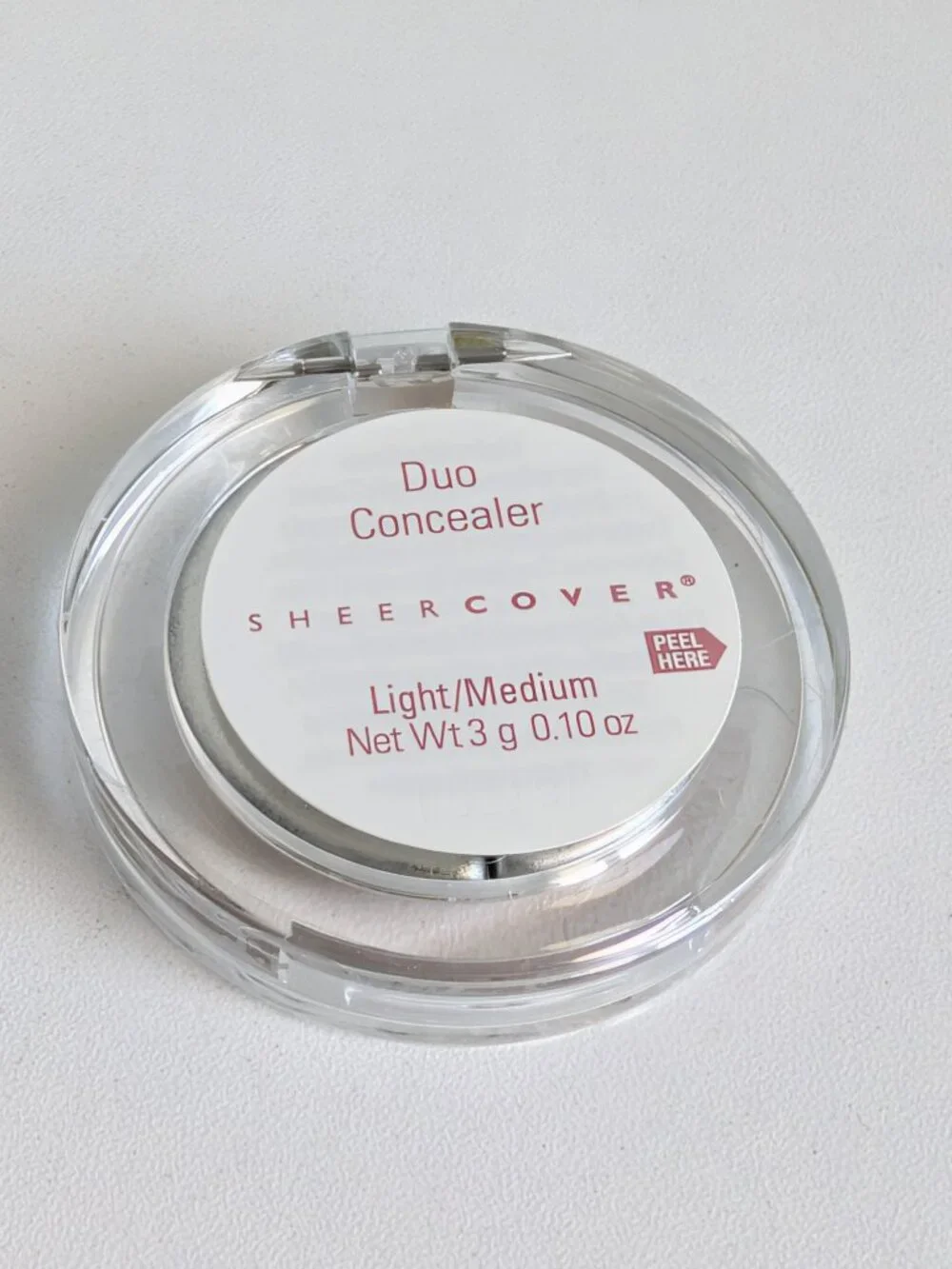 Sheer Cover Duo Concealer LIGHT/MEDIUM 3 g./.10 oz NEW & SEALED